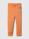 GAP Baby pantaloni de trening cu logo GAP