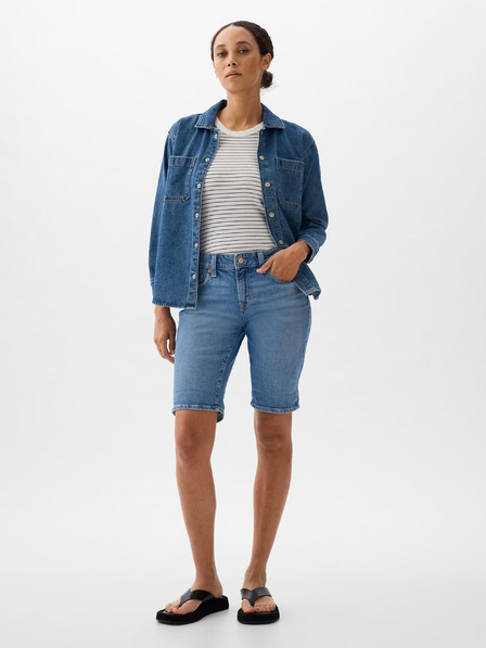 GAP Pantaloni scurți din denim mid rise GAP