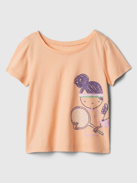 GAP Tricou cu logo pentru copii GAP