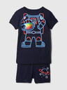 GAP Pijama din bumbac organic pentru copii GAP