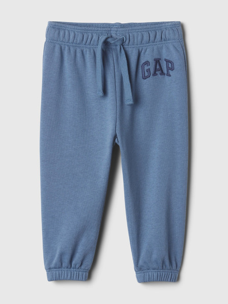 GAP Baby pantaloni de trening cu logo GAP