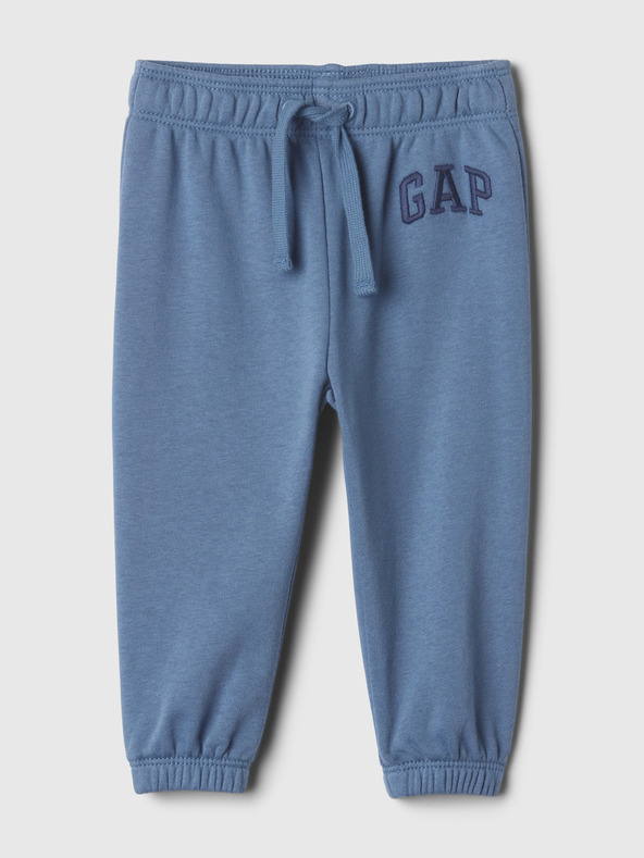 GAP Baby pantaloni de trening cu logo GAP