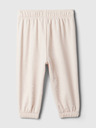 GAP Baby pantaloni de trening cu logo GAP