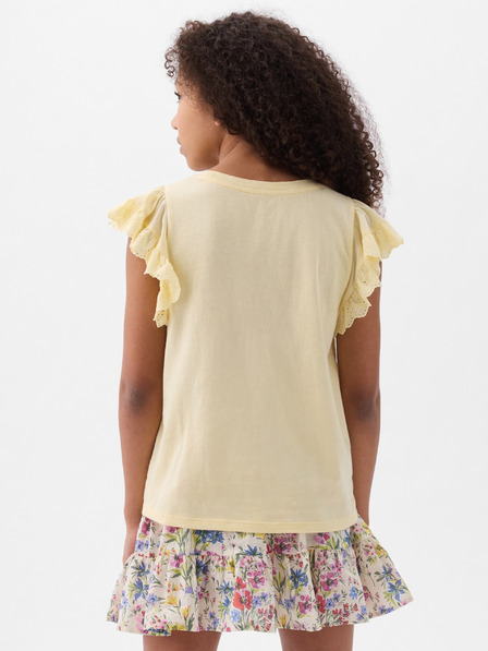 GAP Tricou model cu volane pentru copii GAP