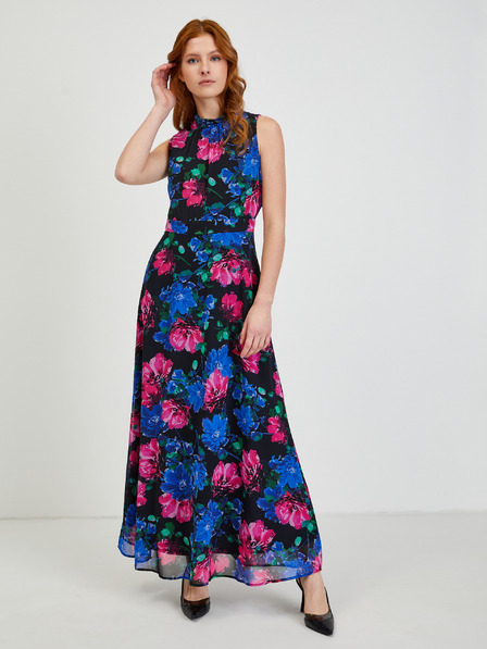 Orsay Rochie maxi florala de damă neagră ORSAY