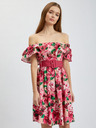 Orsay Rochie florală de damă roz închis ORSAY