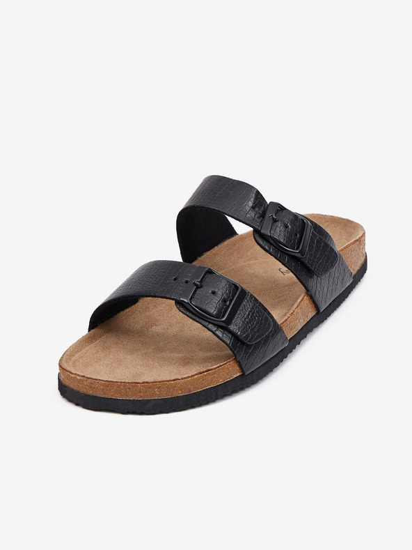 Orsay Papuci de casă negri pentru femei ORSAY