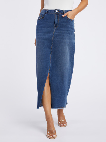 Orsay Fustă maxi din denim albastru ORSAY