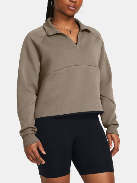 Under Armour Hanorac damă Under Armour Unstoppable Flc Rugby Crop