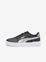 Puma Adidași negri din piele pentru femei Puma Carina 2.0 Metallic Shine