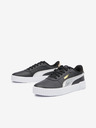 Puma Adidași negri din piele pentru femei Puma Carina 2.0 Metallic Shine
