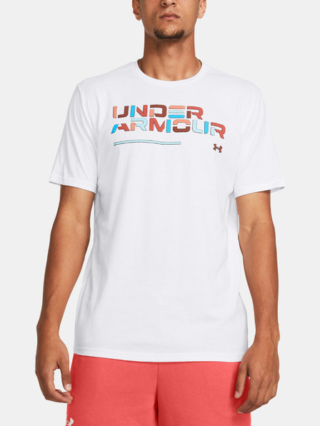 Under Armour Tricou pentru bărbați Under Armour UA Colorblock Wordmark SS