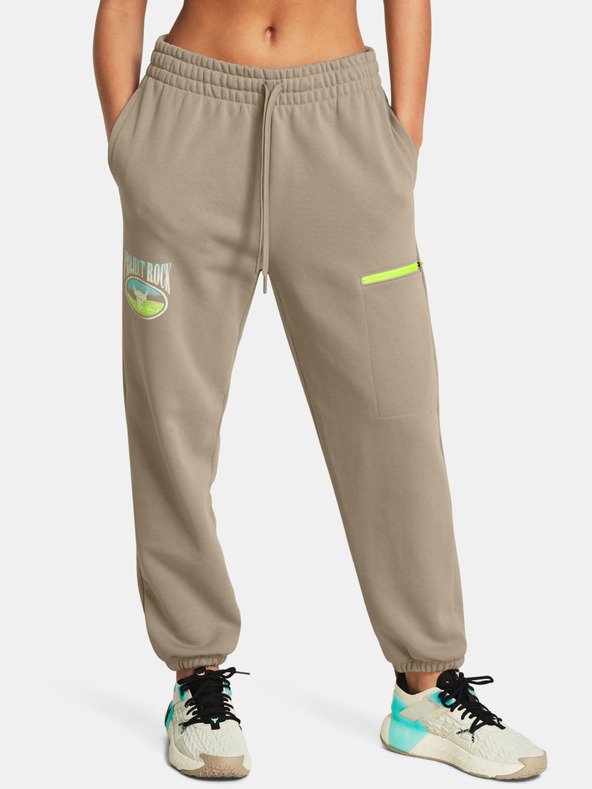 Under Armour Pantaloni sport damă Under Armour Pjt Rck Q1 HW Terry Pant