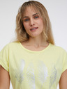 Sam 73 Tricou de bază pentru femei galben deschis SAM 73 Clorinda