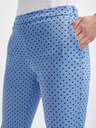 Orsay Pantaloni trei sferturi cu buline albaștri ORSAY