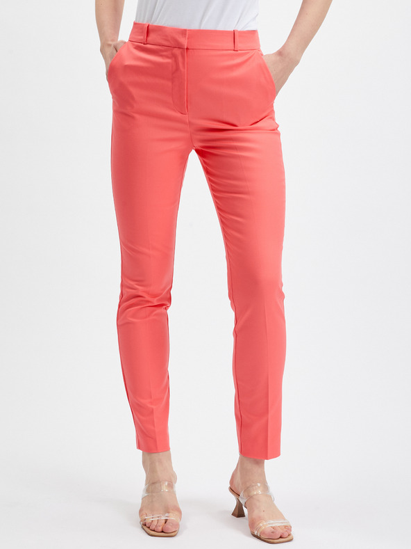 Orsay Pantaloni de damă portocalii ORSAY