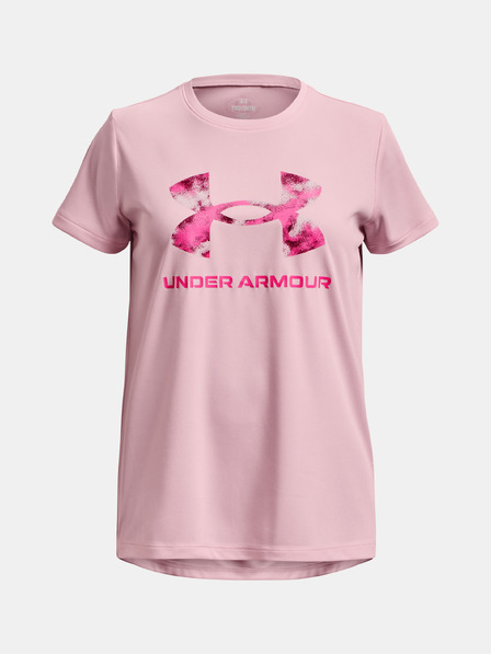Under Armour Tricou fete Under Armour Tech Solid Print Fill BL SSC
