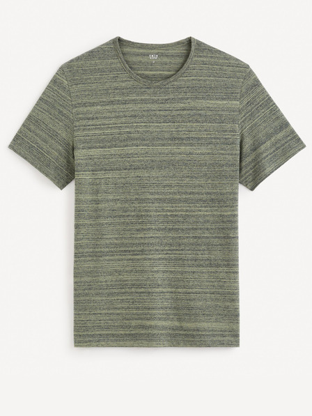 Celio Tricou verde-gri pentru bărbați Celio Gejecte