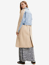 Desigual Trench Desigual Shorlock albastru și bej, damă
