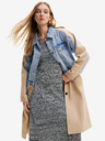 Desigual Trench Desigual Shorlock albastru și bej, damă