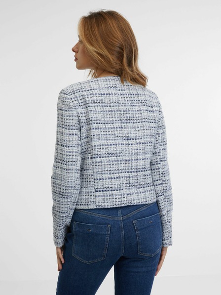 Orsay Jachetă cu model albastru pentru femei ORSAY