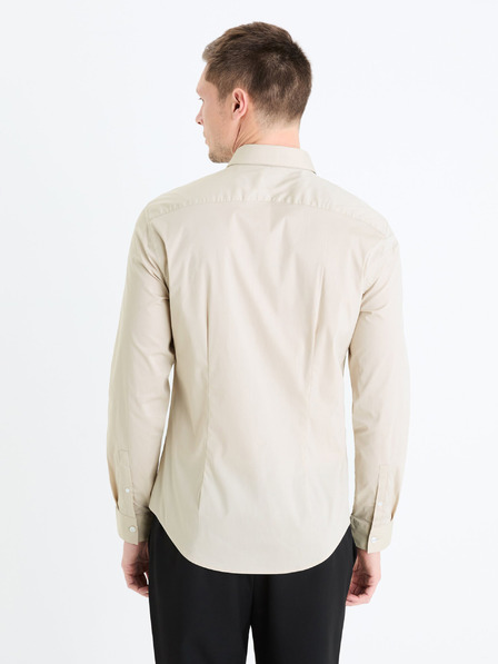 Celio Tricou bej pentru bărbați Celio Masantal1