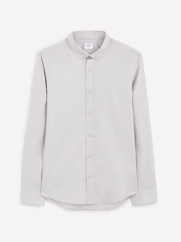Celio Tricou gri deschis pentru bărbați Celio Gaop