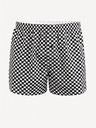 Celio Pantaloni scurți negri cu model pentru bărbați Celio Giwodam