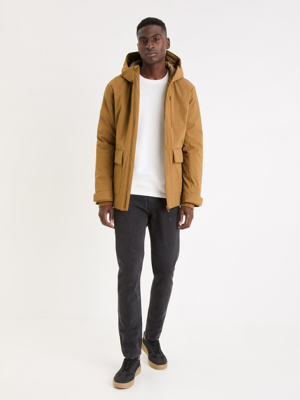 Celio Pulover de bază alb pentru bărbați Celio Gewells