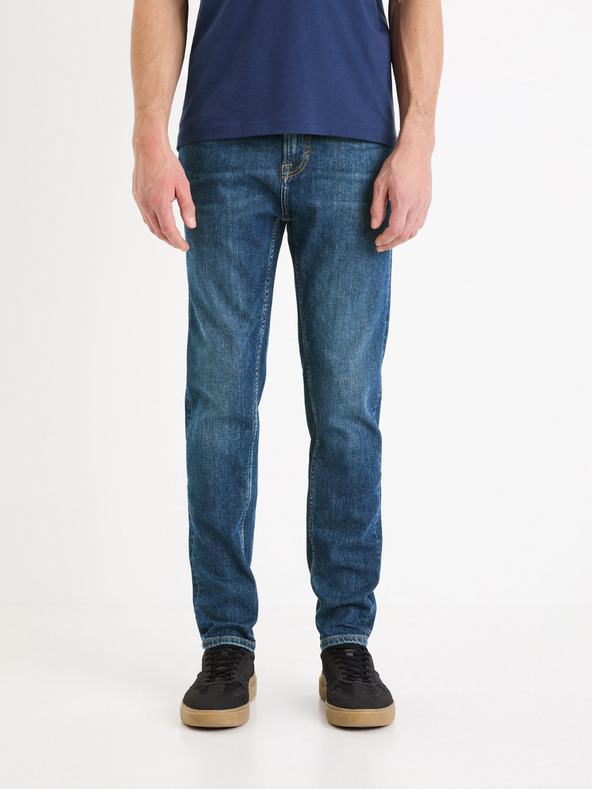 Celio Blugi blue slim fit pentru bărbați Celio Gotapered