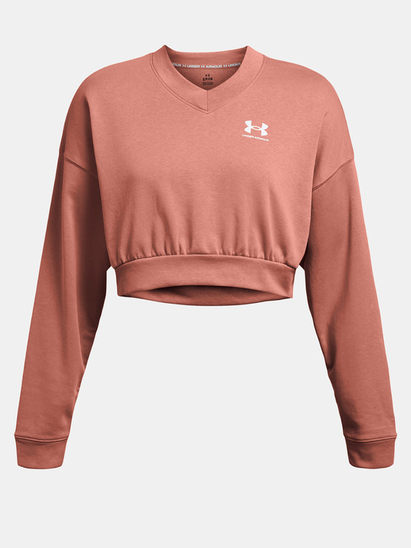 Under Armour Hanorac damă Under Armour UA Rival Terry OS Crop Crw