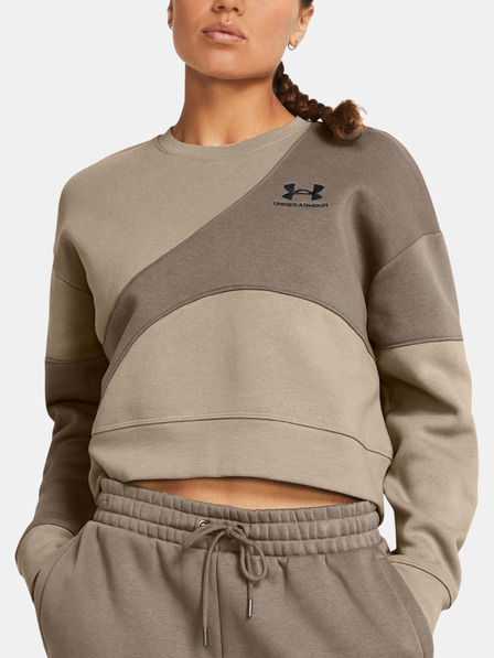 Under Armour Hanorac damă Under Armour Essential Fleece Crop Crew