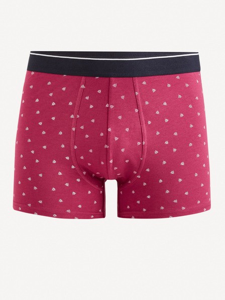 Celio Boxeri roșii cu model pentru bărbați Celio Mitch