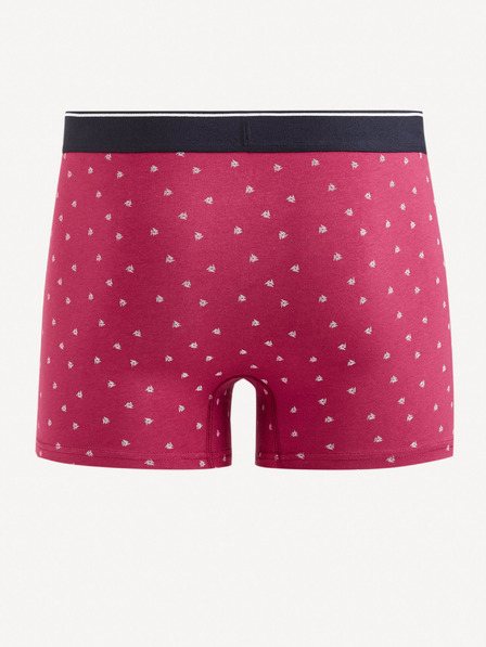 Celio Boxeri roșii cu model pentru bărbați Celio Mitch