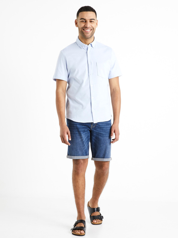 Celio Cămașă albastru deschis pentru bărbați Celio