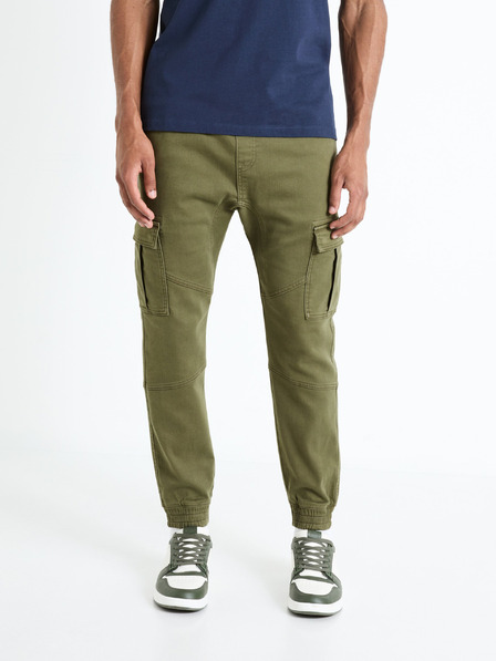 Celio Pantaloni cargo kaki pentru bărbați Celio Cokit4