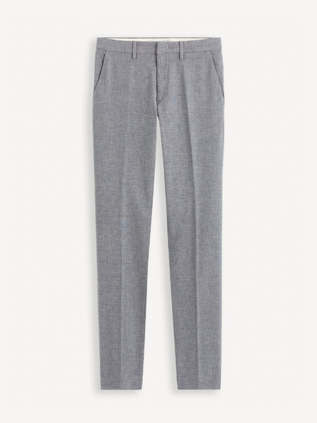Celio Pantaloni chino gri pentru bărbați Celio Gosi