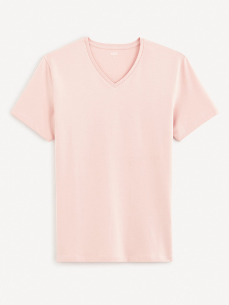 Celio Cămașă de bază roz pentru bărbați Celio Neuniv