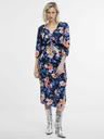 Orsay Fustă cu model floral roz-albastru pentru femei ORSAY