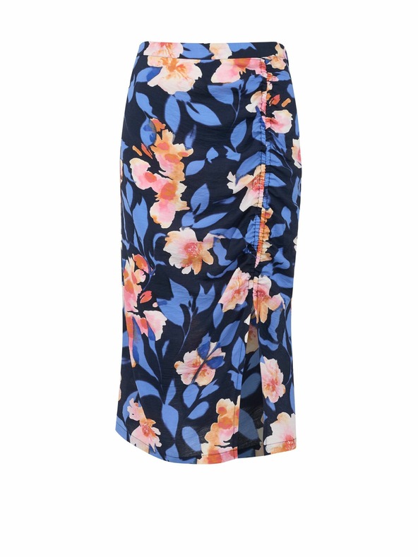 Orsay Fustă cu model floral roz-albastru pentru femei ORSAY
