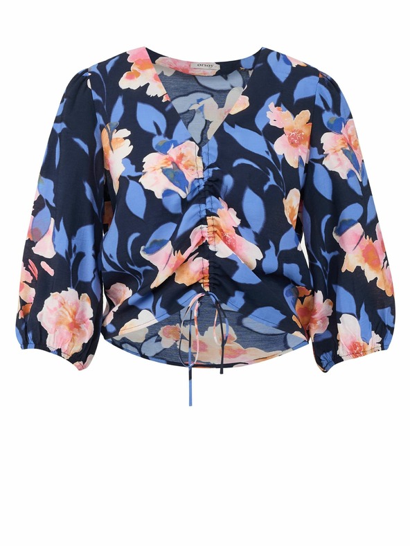 Orsay Bluză cu model floral roz-albastru pentru femei ORSAY