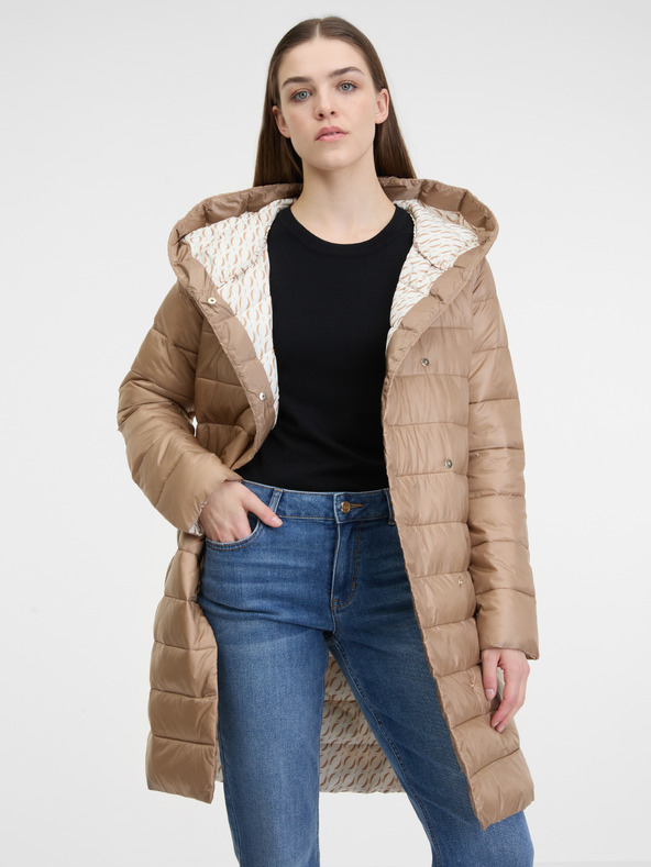 Orsay Geacă matlasată maro pentru femei ORSAY