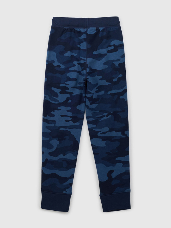 GAP Pantaloni de trening fleece logo army pentru copii GAP