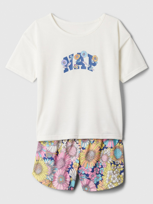 GAP Pijama cu logo pentru copii GAP