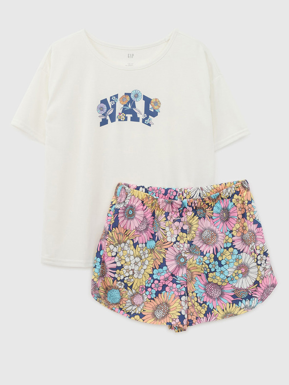 GAP Pijama cu logo pentru copii GAP