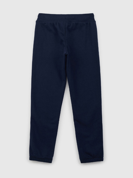GAP Pantaloni de trening fleece logo army pentru copii GAP