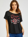Sam 73 Tricou imprimat negru pentru femei SAM73 Circinus