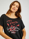 Sam 73 Tricou imprimat negru pentru femei SAM73 Circinus