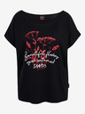 Sam 73 Tricou imprimat negru pentru femei SAM73 Circinus