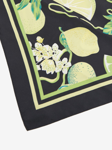 Orsay Eșarfă de damă cu model negru și galben ORSAY